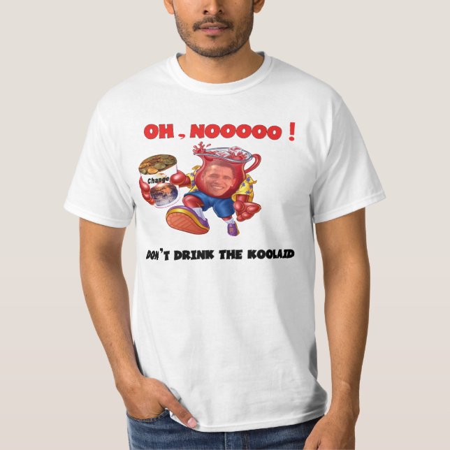 T-shirt Ne buvez pas le Koolaid (avec la conception (Devant)