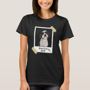 T-shirt Né Ce Grand Mignonne Chien Maltais Et Chiot Animal
