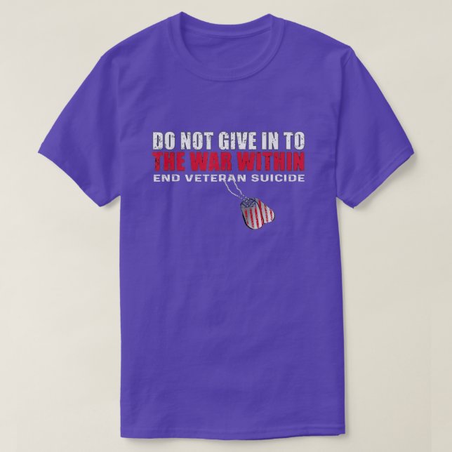 T-shirt Ne cédez Pas À La Guerre À L'Intérieur De L'Apocal (Design devant)