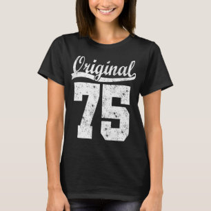 T-shirt Né chemise de 75 ans