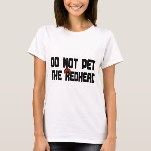 T-shirt Ne choyez pas le roux (avec la perruque)