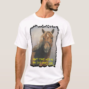 T-shirt Ne commencez pas