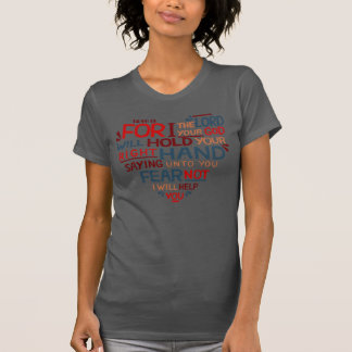 T-shirt Ne Craindre Pas Je Vous Aiderai, Coeur, Mesdames