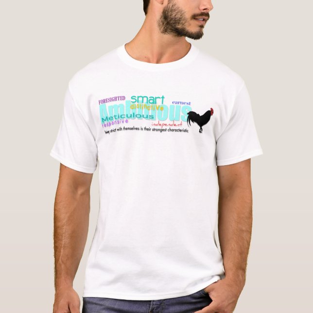 T-shirt Né dans Rooster Année Personality Shirt 1 (Devant)