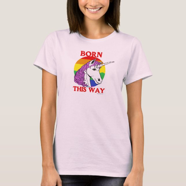 T-shirt Né de cette façon (Devant)