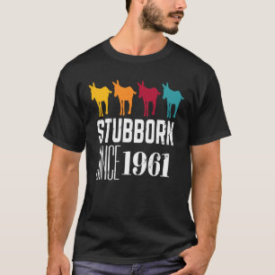 T-shirt Né depuis 1961 Meilleur de 1961 60e anniversaire V