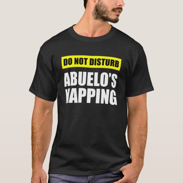 T-shirt Ne dérangez pas Abuelo s Napping (Devant)