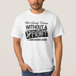 T-shirt Ne descendant pas sans combat - cancer du cerveau