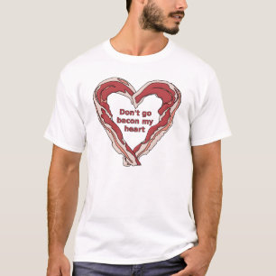 T-shirt Ne disparaissent pas le lard ma chemise drôle de
