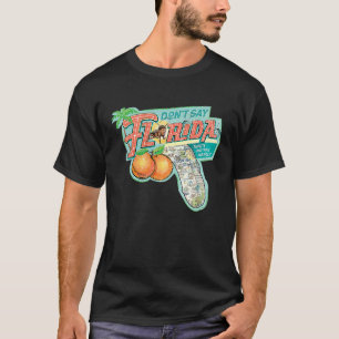 T-shirt Ne dites pas Florida Ultimate Map et Oranges