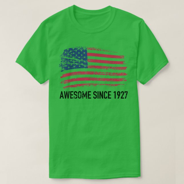 T-shirt Né en 1927 95 ans Fait en 1927 95e anniversaire (Design devant)