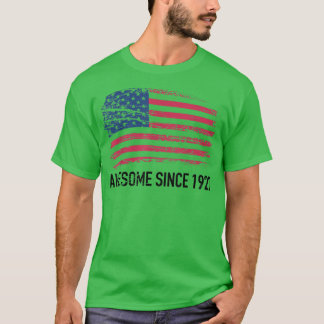 T-shirt Né en 1927 95 ans Fait en 1927 95e anniversaire