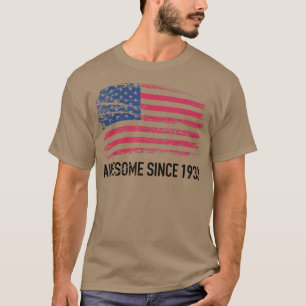 T-shirt Né en 1933 89 Ans Fabriqué en 1933 89e anniversair