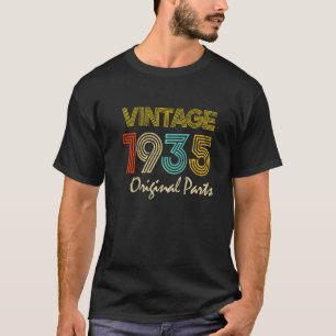 T-shirt Né En 1935 87 Ans Fabriqué En 1935 87E Anniversair