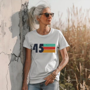 T-shirt Né en 1945 cadeaux vintages de 80e anniversaire