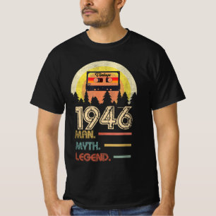 T-shirt Né en 1946, légende du mythe des cadeaux d'anniv