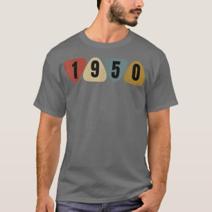 T-shirt Né En 1950 Guitariste Musique Onglet de guitare An