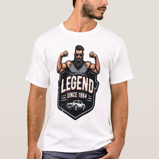 T-shirt Né En 1964 (Devant)