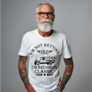 T-shirt né en 1964 60e anniversaire masculin vintage