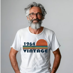 T-shirt Né en 1964 anniversaire vintage