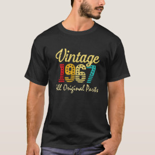 T-shirt Né En 1967 55 Ans Fabriqué En 1967 55E Anniversair