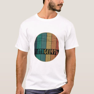 T-shirt Né en 1976 anniversaire vintage