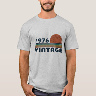 T-shirt Né en 1976 cadeau d'anniversaire vintage