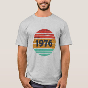 T-shirt Né en 1976 cadeau pour 50e anniversaire