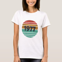 Né en 1977 cadeau d'anniversaire vintage