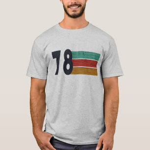 T-shirt Né en 1978 cadeau d'anniversaire vintage