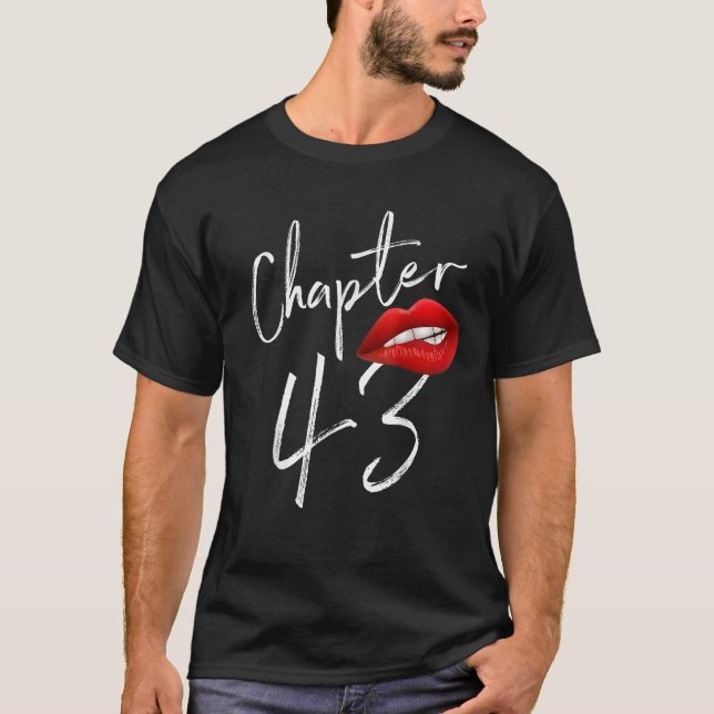 T-shirt Né En 1979 Chapitre 43 ans 43e Joyeux Anniversaire (Devant)