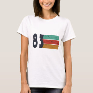 T-shirt Né en 1983 cadeau d'anniversaire vintage