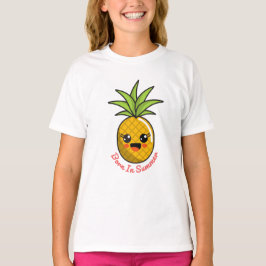 T-shirt Né en été ananas
