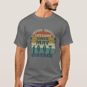 T-shirt Né en mai 1997 anniversaire vintage