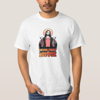 T-shirt Ne faites jamais confiance à une hippie