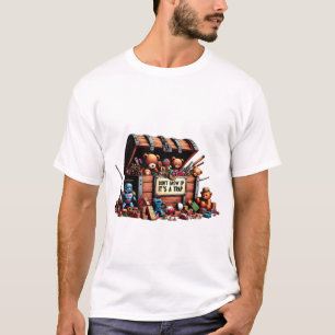 T-shirt "Ne grandissez pas : c'est un piège"