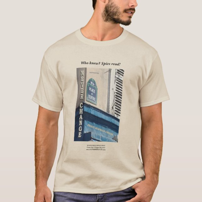 T-shirt "Ne jamais changer Montmartre" (Devant)