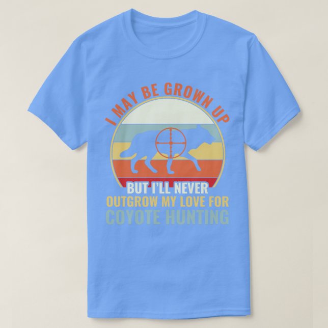 T-shirt Ne jamais dépasser mon amour pour la chasse aux yo (Design devant)