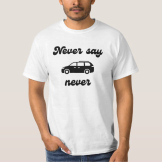 T-shirt Ne jamais dire jamais mini-shirt