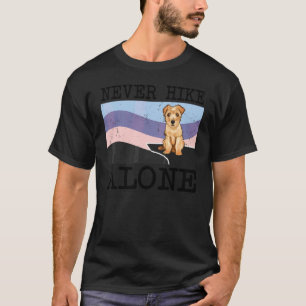 T-shirt Ne jamais faire de randonnée seul Norfolk Terrier
