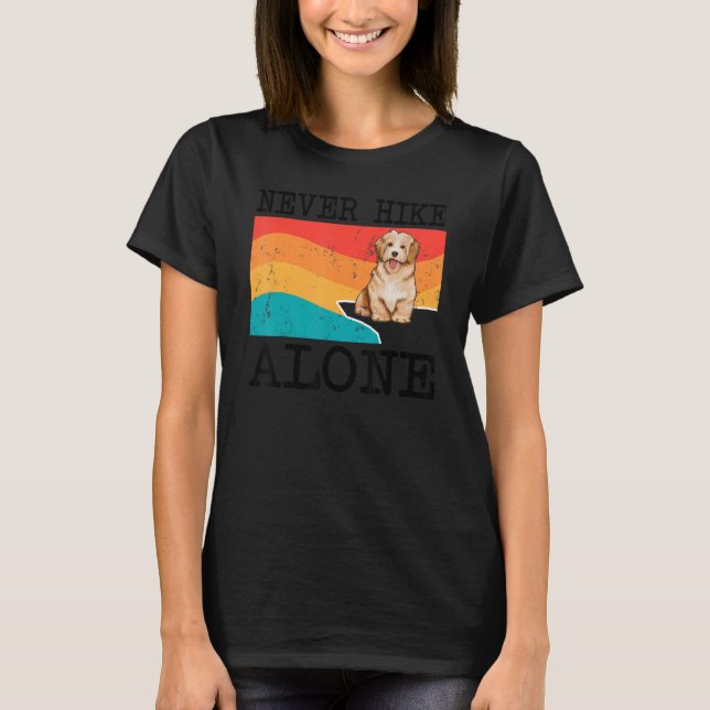 T-shirt Ne jamais faire la randonnée seule Havanais Randon (Devant)