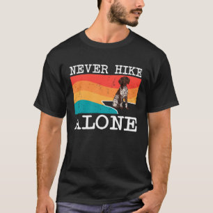 T-shirt Ne jamais faire une seule randonnée Allemande Poin
