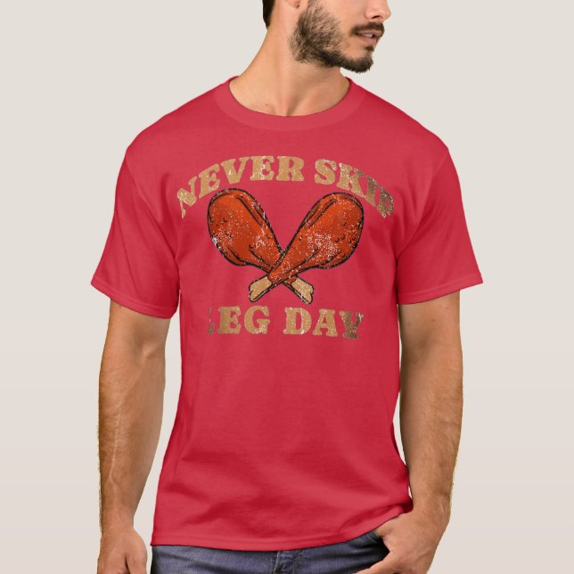T-shirt Ne jamais ignorer le jour de la feuille (Devant)
