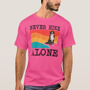 T-shirt Ne jamais marcher seul Bernese Mountain Dog Graphi