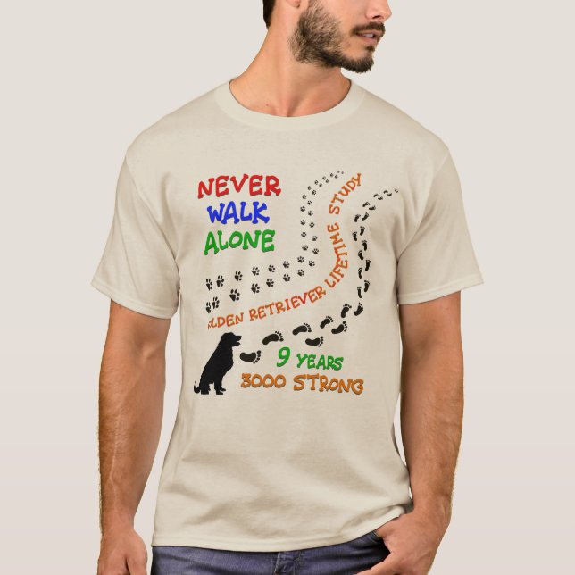 T-shirt Ne jamais marcher seul GRLS (Devant)