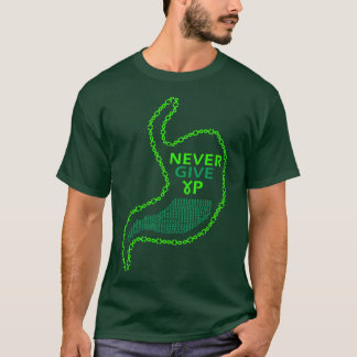 T-shirt Ne jamais renoncer à l'équipe de soutien à la sens