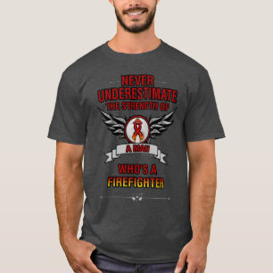 T-shirt Ne jamais sous-estimer / Homme... Pompier