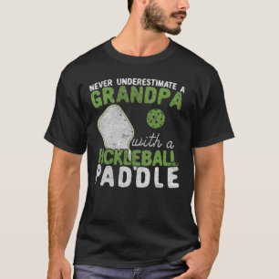 T-shirt Ne jamais sous-estimer un grand-père avec un Pickl