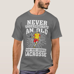 T-shirt Ne jamais sous-estimer un vieil homme qui connaît