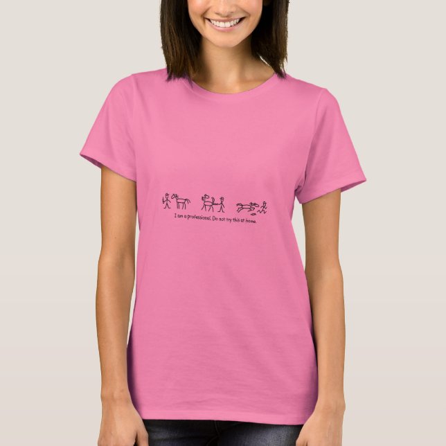 T-shirt Ne jugez pas ce à la maison professionnel (Devant)